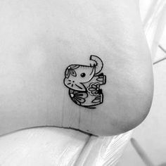 Friend Tattoos - small tiny simple animal elephant tattoo - TattooViral ...