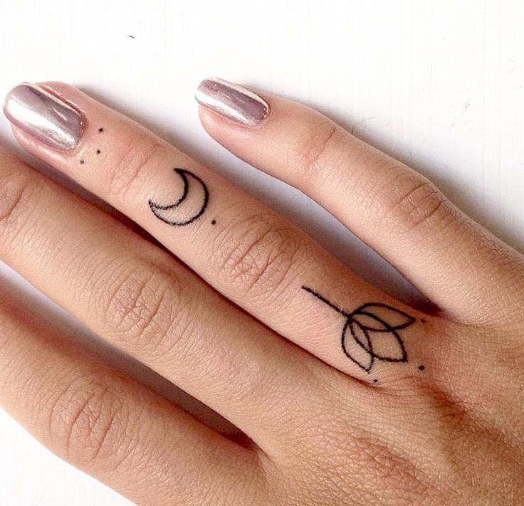 Minimalist Sunrise Ring Tattoo