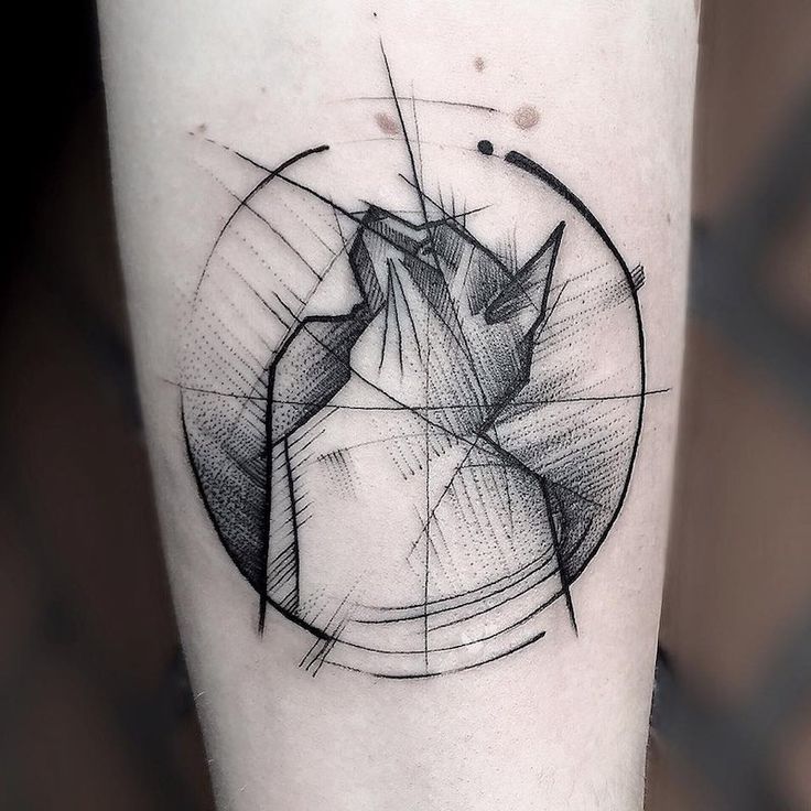 Geometric Tattoo Tatouage Chat Signification Emplacement Et Modeles En Styles Varies Tattooviral Com Your Number One Source For Daily Tattoo Designs Ideas Inspiration
