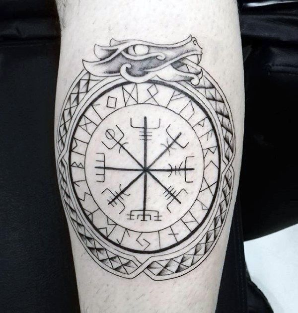 Tattoo Trends Norse Ouroboros Mens Symbol Forearm