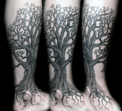 Oak-tree tattoo by Daniel Berdiel | Photo 31615