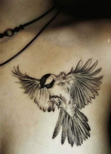 Tattoo Trends Tatouage Femme Oiseau Ailes Deployee Dessus Du Sein Your 8984