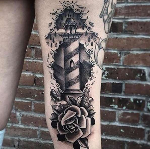 560+ Free Download Lighthouse Tattoo Inspiration HD Tattoo Images