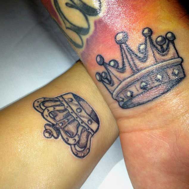 60 Inspiring King and Queen Tattoos To Explore in 2023, queen and king  tattoos - thirstymag.com
