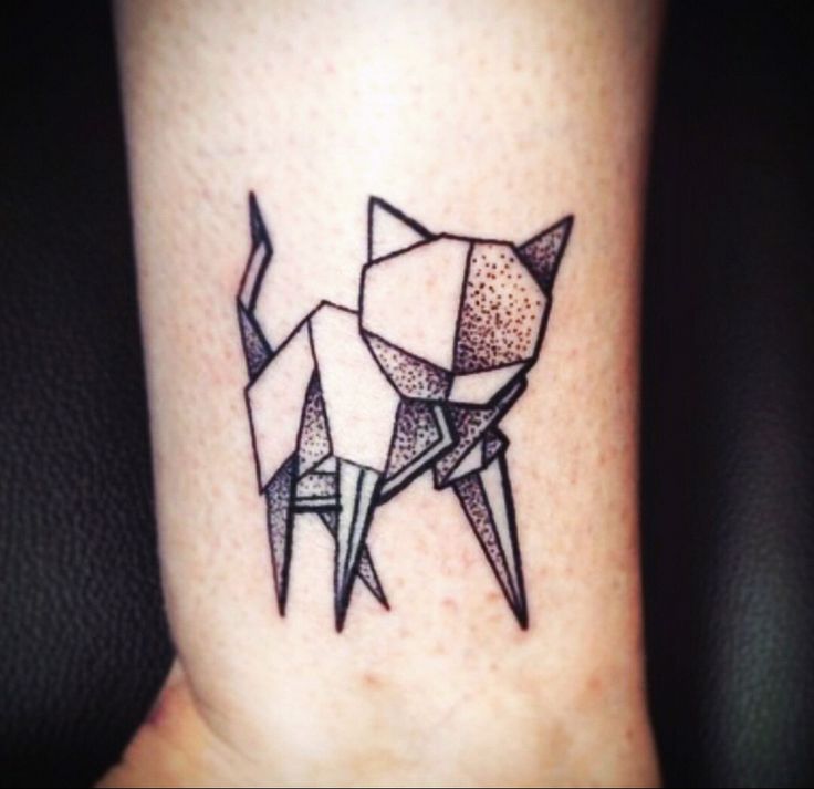 Geometric Tattoo Geometric Cat Tattoo Tattooviral Com Your Number One Source For Daily Tattoo Designs Ideas Inspiration