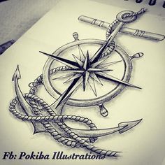 Tattoo Trends - Image result for compass and anchor tattoo ...