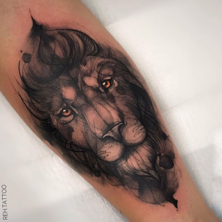 Animal Tattoo Designs - Leão. Primeira do Rafael! - TattooViral.com ...