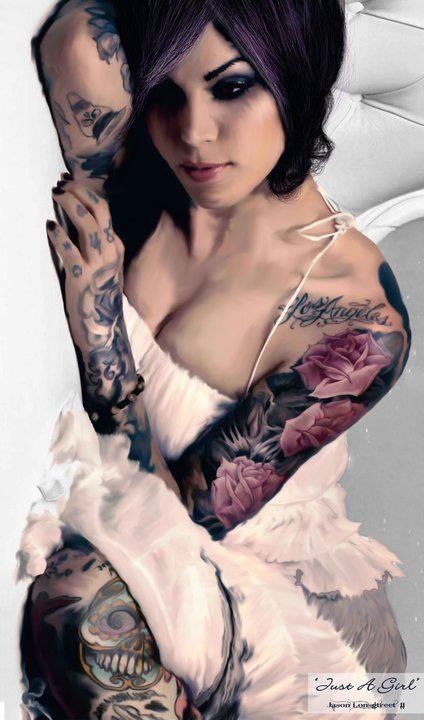 free kat von d sleeve tattoo designs