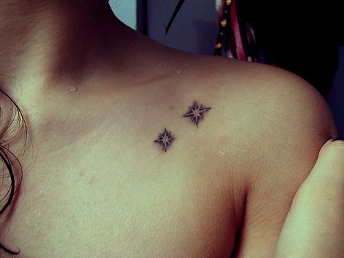 Minimalist stars tattoo on the shoulder. | Star tattoos, Small shoulder  tattoos, Shoulder tattoos for women | Small shoulder tattoos, Star tattoos,  Small tattoos