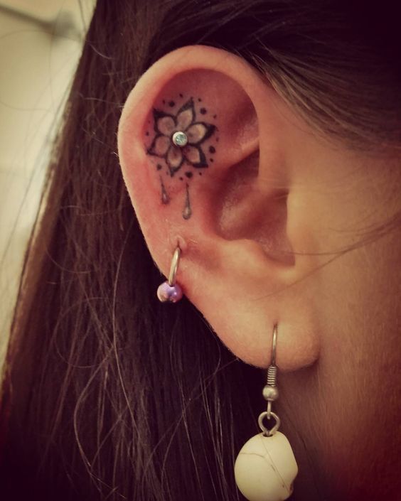 tattoo for girl ear