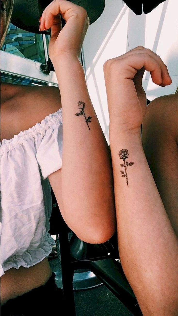 30 Superb Sister Tattoos – Matching Ideas, Colors, Symbols : r/tattoo