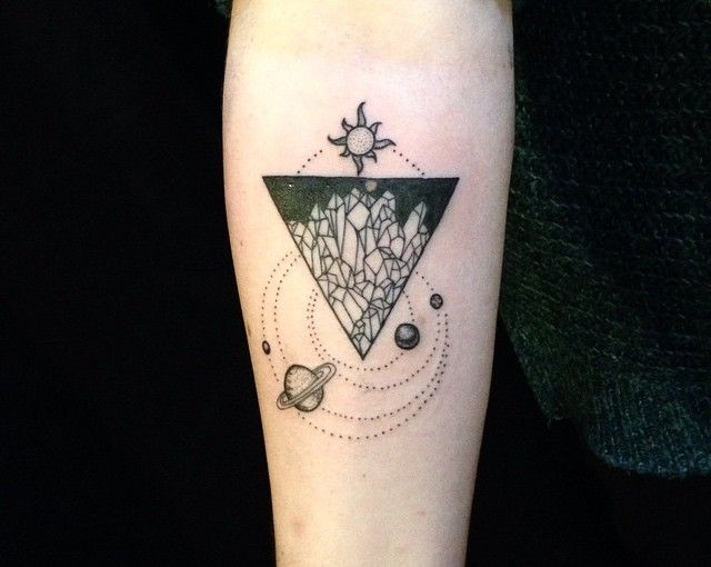 45 Triangle Tattoo Designs Ideas For Women In 2022