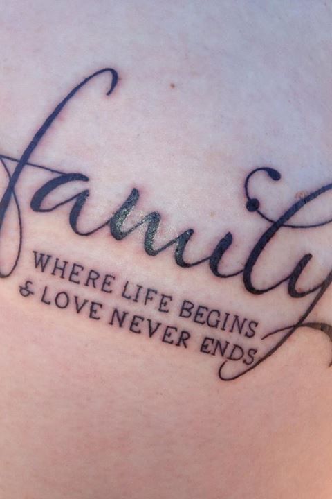 Begins love where never tattoo and ends life Ciro Immobile