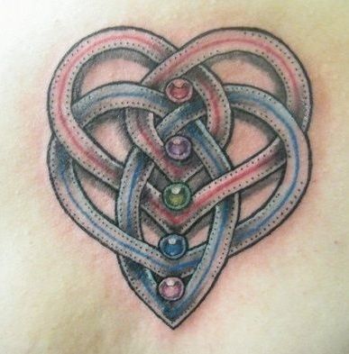 Meaningful Tattoos Ideas - Celtic Motherhood tattoo Intertwined hearts ...