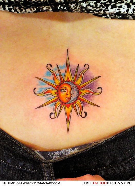 Meaningful Tattoos Ideas Feminine Sun And Moon Tattoo Tattooviral Com Your Number One Source For Daily Tattoo Designs Ideas Inspiration