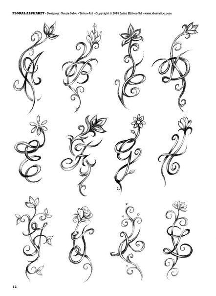 53+ Free Tattoo Font Ideas For Initials HD Tattoo Photos