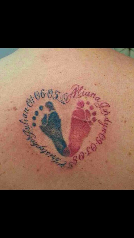 Meaningful Tattoos May Do This With Cj And Brooklyn S Footprints Tattooviral Com Your Number One Source For Daily Tattoo Designs Ideas Inspiration