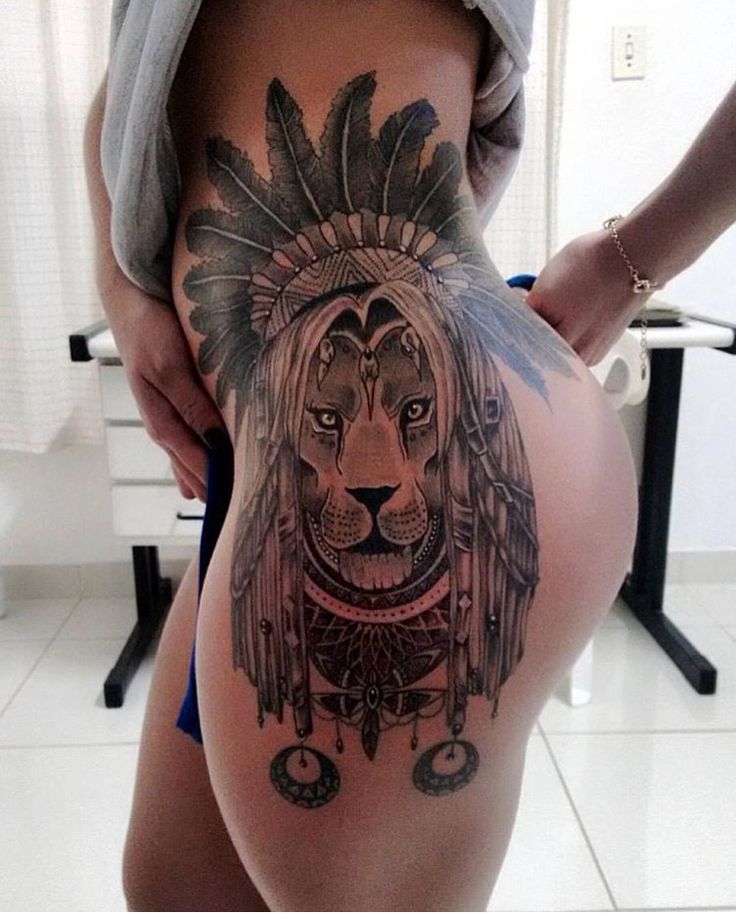 Meaningful Tattoos - Tribal lion tattoo - TattooViral.com ...