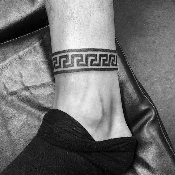 From The Ground Up Tattoo Studio - Tauvae Samoan ankle band done for 1 of  my very first customers from years ago. Thanks for popping in 😀  #tattoolife #tattooworkers #tattooing #tatuagem #tatau #