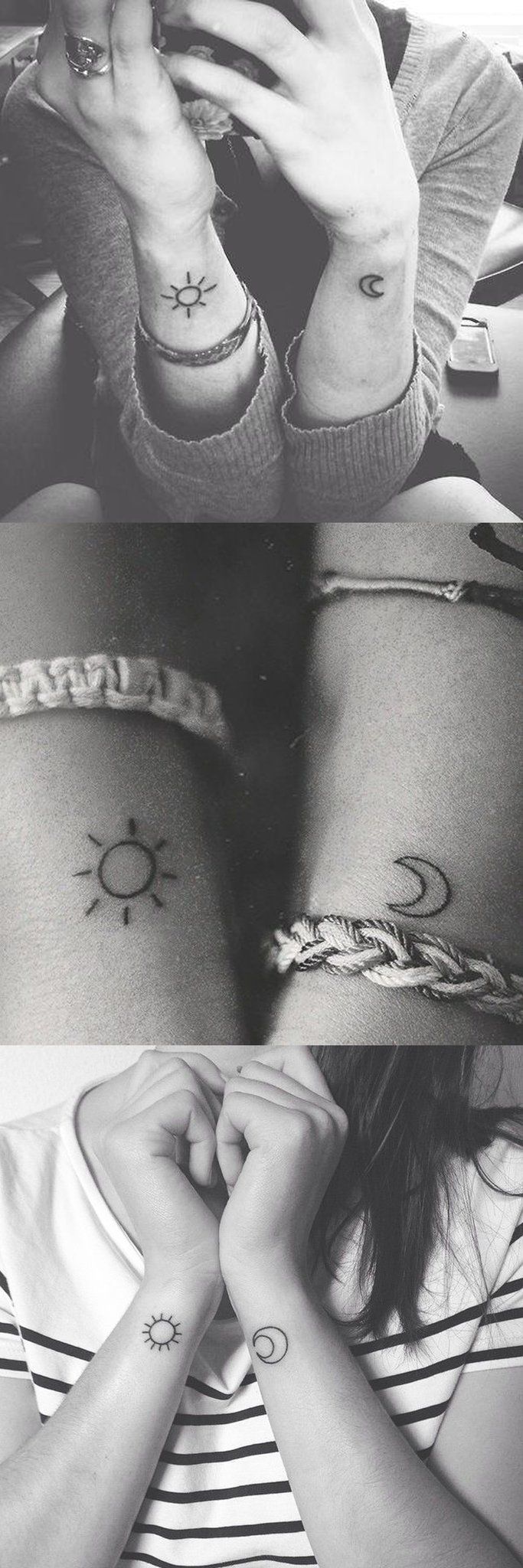 Head Small Friendship Tattoos - Small Friendship Tattoos - Small Tattoos -  MomCanvas