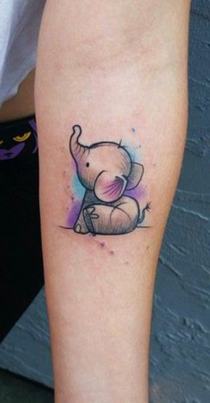 Friend Tattoos Tatuajes Pequeños Y Bonitos Elefante En La Mano