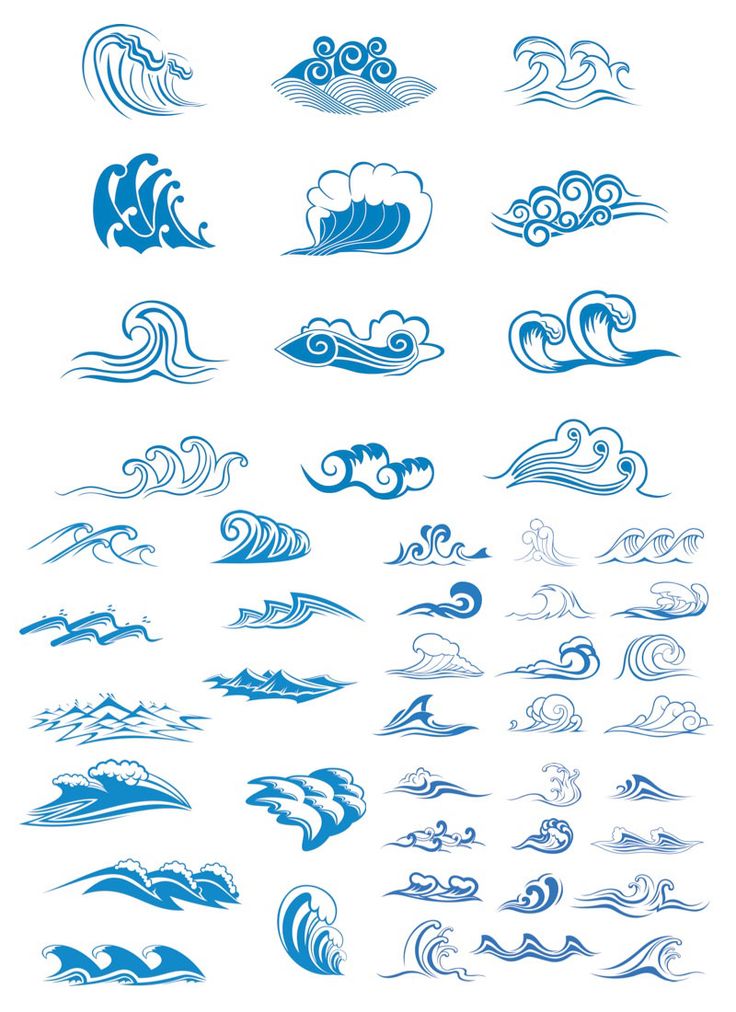 Download Meaningful Tattoos Ideas - vector | Sea waves symbols ...