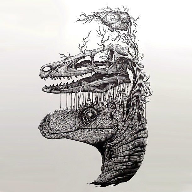 98+ Free Dinosaur Tattoo Inspiration HD Tattoo