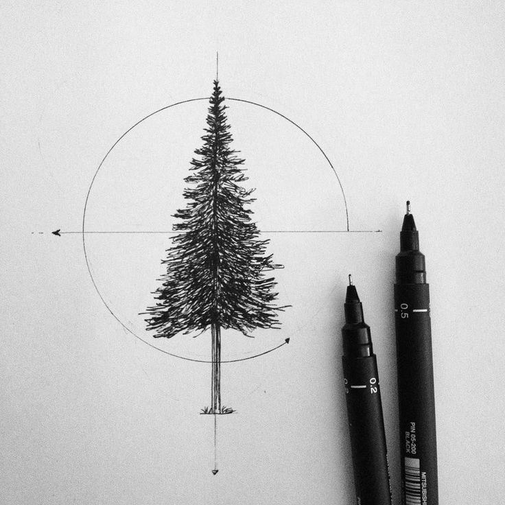 Tree Tattoo - Image result for geometric pine tree tattoo # ...