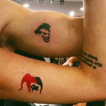 Couple Tattoo Joker And Harley Quinn Couple Tattoos Tattooviral Com Your Number One Source For Daily Tattoo Designs Ideas Inspiration