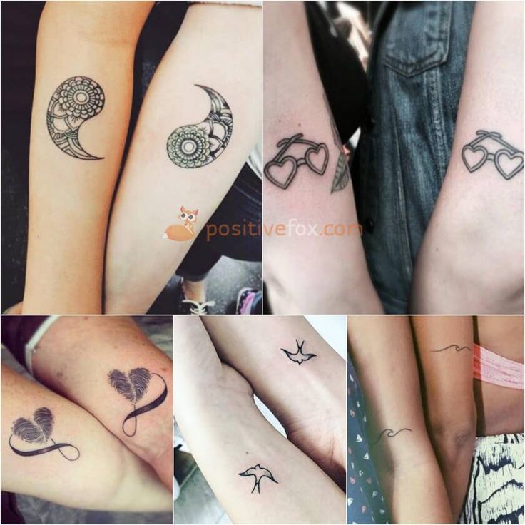 BFF Tattoo Ideas for You and Your Bestie - tattooglee | Bff tattoos,  Friendship tattoos, Matching friend tattoos