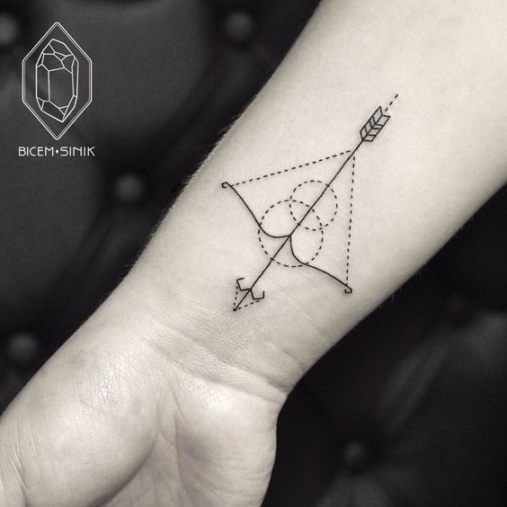 Sagittarius Constellation Temporary Tattoo Set (2 tattoos) – TattooIcon