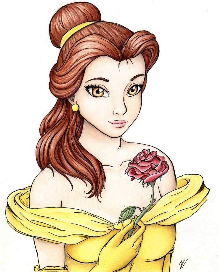 Disney Tattoo - Et voici la célèbre Belle de « La Belle et la Bête ...