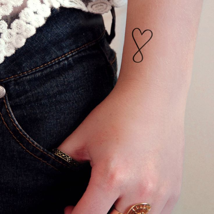 Infinity tattoo | Family tattoos, Infinity tattoos, Trendy tattoos