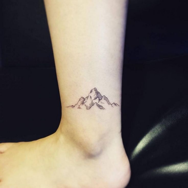 Tiny Tattoo Idea Ankle Tattoo Small Delicate And Perfect