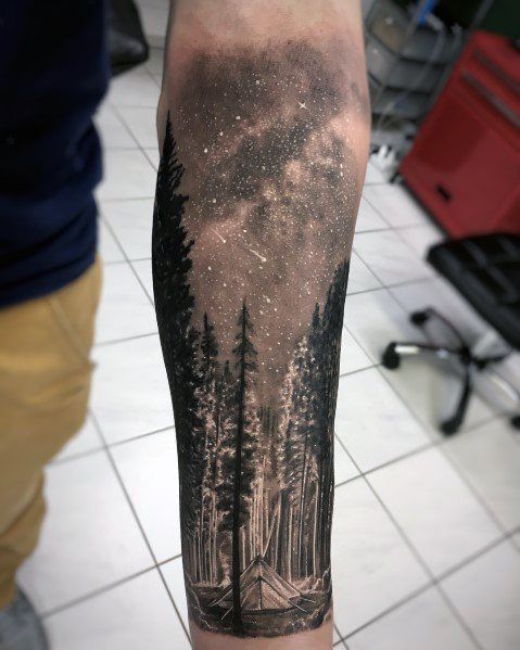 Tree Tattoo - 60 Cool Tree Tattoos For Men - Nature Inspired Ink Design