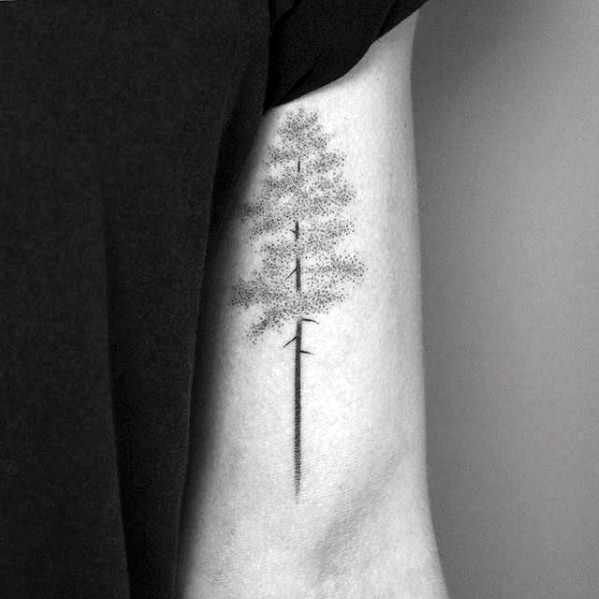 Tree Tattoo - 60 Small Tree Tattoos For Men - Masculine Design Ideas ...