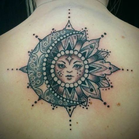 Friend Tattoos 1001 Versions Fantastiques Du Tatouage Lune Et Soleil Tattooviral Com Your Number One Source For Daily Tattoo Designs Ideas Inspiration