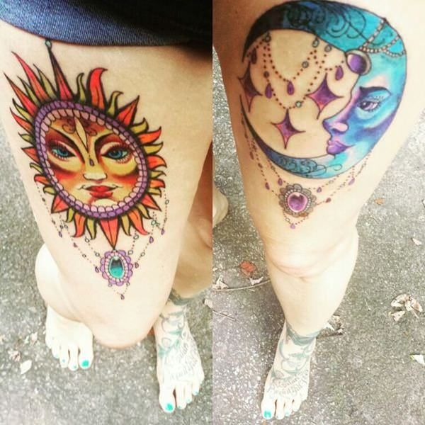Friend Tattoos 125 Sun And Moon Tattoo Designs For Men Women Tattooviral Com Your Number One Source For Daily Tattoo Designs Ideas Inspiration