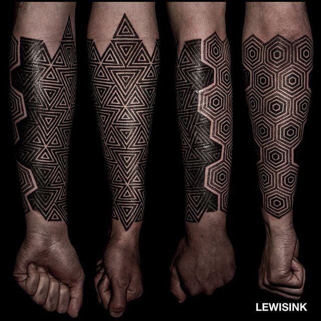 Geometric Pointillism Tattoo Designs Best Tattoo Ideas