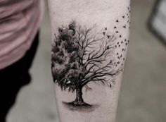 Tree Tattoo Tatouage Arbre Pin Laurier Chene Bouleau Olivier Tattooviral Com Your Number One Source For Daily Tattoo Designs Ideas Inspiration