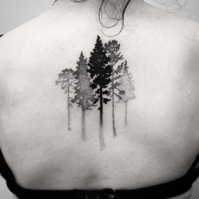 Tree Tattoo - trees #forest #foresttattoo #tree #treetattoo #trees # ...
