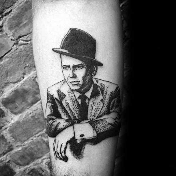 Tattoo Trends - 50 Frank Sinatra Tattoo Designs For Men - Singer Ink ...