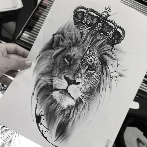 Tattoo Trends - tattoos for men, lion tattoo template ...