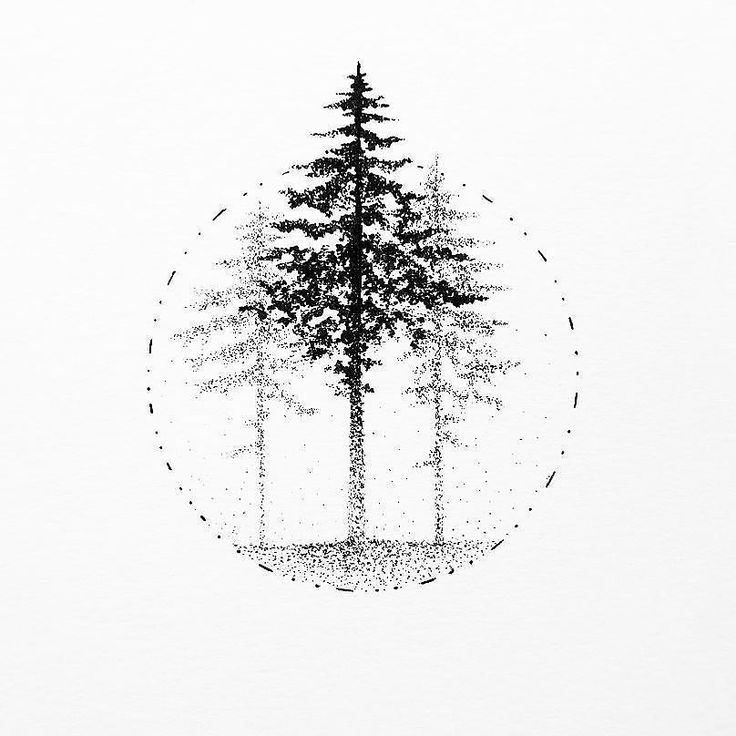 Tree Tattoo - Black and White Illustrations (BlackWorkNow) on Instagram ...