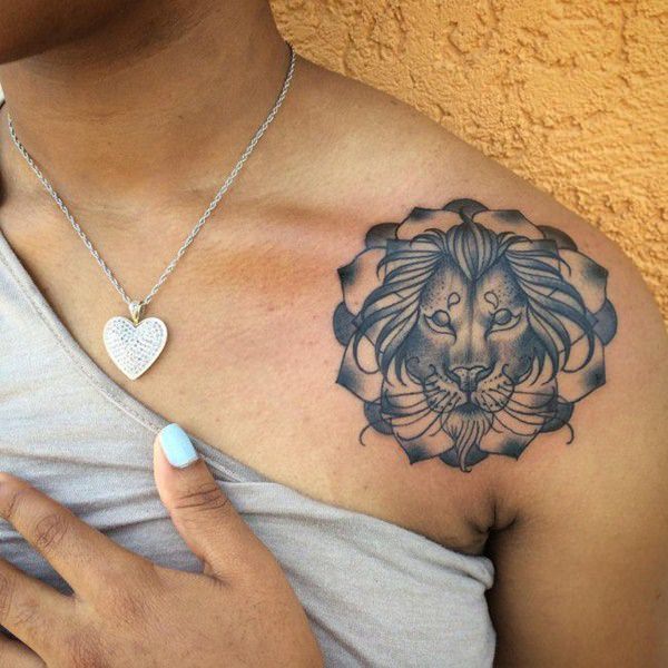cool lion tattoo ideas @beykerart 7 - KickAss Things