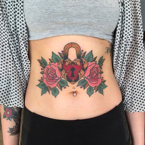 Side Belly Tattoo Done By... - AJ Tattoo Studio | Facebook