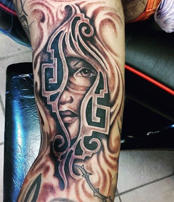 aztec tattoos for girls