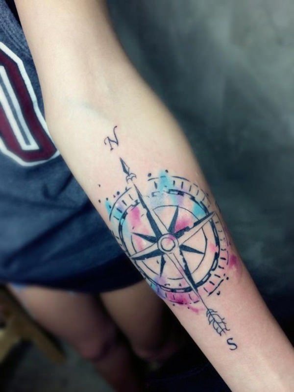 compass tattoo 186