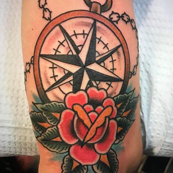 Compass tattoo 212