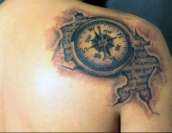 tattoo compass 154